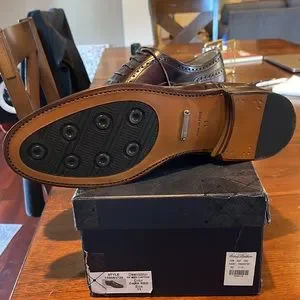 Brooks Brothers Golden Fleece Medallion burgundy cap toe oxfords Steal Alert: Brooks Brothers Golden Fleece Shoe Line now on  main image 4